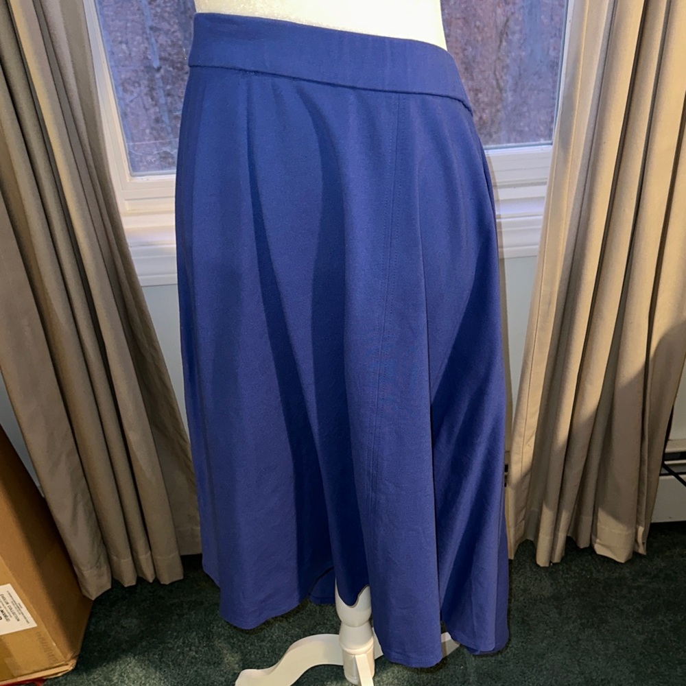 Lane Bryant Royal Blue A-Line Skirt